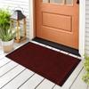 rugsx Malaga Non-Slip Doormat, Indoor & Outdoor, Red, 100 x 750 cm view 1