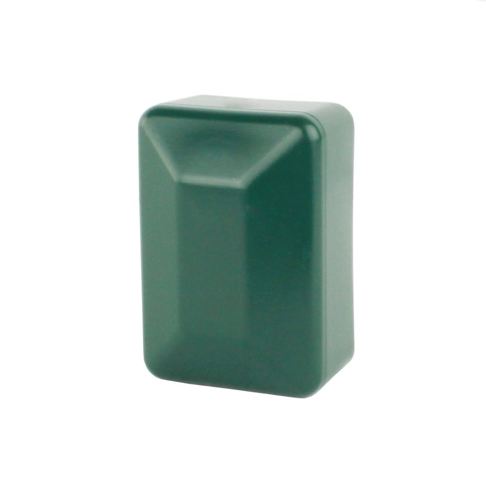 Rectangular Fence Post Caps, Green, 40 x 80 mm, 25 pcs.