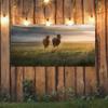 MuchoWow Outdoor Poster Wall Decor Garden Poster 160 x 80 cm Horses - Air - Grass view 2