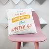 Mugffins Filled Cushion with Message for Grandma – “You’re the Best, Keep It Up!” – German – 40 x 40 cm – Original and Funny Gift view 4