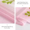 EMEMA 2-Pack Sheer Pink Gradient Voile Curtains, 215 x 140 cm view 4