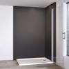 IMPTS 100 x 100 cm Square Shower Tray, White Sanitary Acrylic, Extra Flat view 2