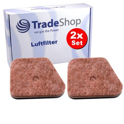 2-Pack Trade-Shop Air Filters for Stihl, Replaces 4180-120-1800