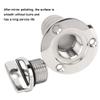 316 Stainless Steel Oval Garboard Drain Plug with Vent Fitting for Boats view 2