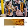 Men’s and Women’s Sweat Towel, 2-Piece Set, Microfiber Travel Towel, Quick-Drying, Super Absorbent, Cooling Towel, Golden Wheat view 4