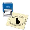 Personalized Address Stamp – Cat Silhouette, Oval 59 x 39 mm view 4