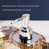 Crystal Glass Soap Dispenser, Champagne-Style Diamond-Cut Cylinder view 3