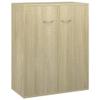 Makastle Sideboard with 2 Doors, Sonoma Oak, 60 x 30 x 75 cm view 2