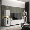 Furnitech Living Room Wall Unit with Blue LED Lighting (Future C94-22W-LB-M3-1A) view 1