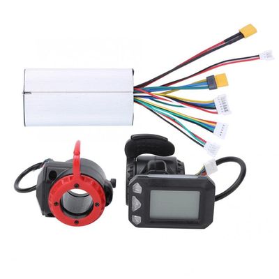 TANGZHIMI E-Bike Controller 2.4V 250W Electric Scooter Brake Controller Kit with Monitor, Accelerator and Brushed Motor Controller