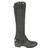 AK Washable Micro-Suede Riding Half Chaps AKRS-1032(W) (Black, 4XL) view 2
