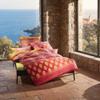 Erwin Müller Mako-Satin Bed Linen, Coral-Yellow, 1 x 135 x 220 cm + 1 x 40 x 80 cm view 4