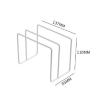 jinyi2016SHOP Kitchen Rack, Multi-Tier Space-Saving Organizer with Pot Lid Holder, White view 2