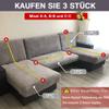 uyeoco L-Shaped Sofa Cover, Stretch Slipcover with Pillowcase, 90–140 cm view 3
