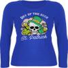 Women's Long-Sleeve Shirt, Patrick's Day of the Beer! St. Patrick's, XL, Blue view 1