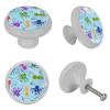 Drawer Knobs with Octopus and Seaweed Motif, 4-Pack view 4