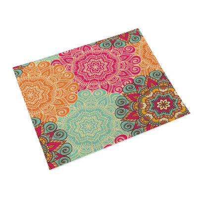 RKYRRKI Colorful Mandala Placemats, Set of 2