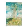 Woman with a Parasol by Monet Canvas Painting Poster, Famous Wall Art for Living Room Decor, 80 x 120 cm (31 x 47 in), Inner Frame view 3