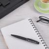 polar-effekt Black Metal Ballpoint Pen with Engraving, Twist-Action, Rubberized Surface view 3