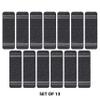 CAMILSON Stair Treads for Indoor and Outdoor Use, Non-Slip Carpet Pads, Pet Stair Covers, Set of 13, Line Dark Gray view 2