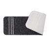 CAMILSON Stair Treads for Indoor and Outdoor Use, Non-Slip Carpet Pads, Pet Stair Covers, Set of 13, Line Dark Gray view 3