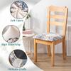 Highdi Dining Chair Seat Covers, 2-Pack, Stretch Spandex, Washable, Chrysanthemum view 4