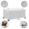 TopIdea Garden Furniture Cover, 110 x 90 x 74 cm, Multi-Gray, 600D view 2
