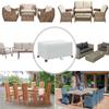 TopIdea Garden Furniture Cover, 110 x 90 x 74 cm, Multi-Gray, 600D view 4