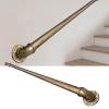 CNFDDM 270 cm Handrail for Stairs, Antique Brass Wrought-Iron Pipe Railing view 1