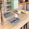 Set of 6 Vinyl Placemats 45 x 30 cm – Netherlands Beach Ferris Wheel view 3