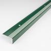 PROVISTON Stair Nosing | 20 x 40 x 2700 mm | Drilled, Green, Glow-in-the-Dark Anodized Aluminum Angle Profile view 3