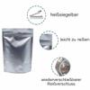 WACCOMT Mylar Aluminum Foil Zipper Bags, 50-Pack, 14 x 20 cm view 3