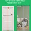 Magnetic Insect Screen Door Curtain, 150 x 260 cm, Gray view 4