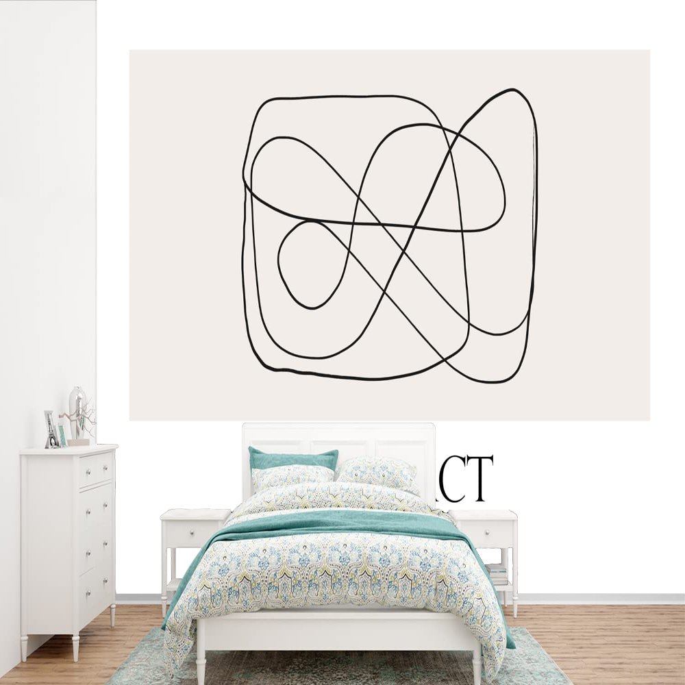 Abstract Line Art Photo Wallpaper 600 x 400 cm