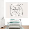 Abstract Line Art Photo Wallpaper 600 x 400 cm view 1
