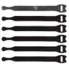 6 Reusable Hook-and-Loop Cable Ties, Self-Adhesive Cable Holders view 1