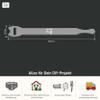 6 Reusable Hook-and-Loop Cable Ties, Self-Adhesive Cable Holders view 4