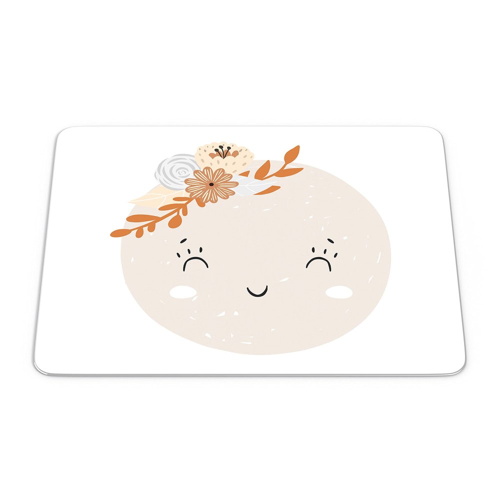 Bonamaison Rectangular Pop Art Printed Mouse Pad, Non-Slip Base, 22 x 18 cm