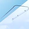 LXLIGHTS Front Door Canopy, Clear Outdoor Awning for UV, Rain and Snow Protection, 50 x 100 cm view 1