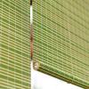 Natural Green Bamboo Roller Blind, Adjustable, W110 x H210 cm view 1