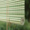 Natural Green Bamboo Roller Blind, Adjustable, W110 x H210 cm view 3
