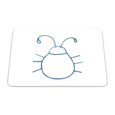 Bonamaison Rectangular Pop Art Digitally Printed Mouse Pad, Non-Slip Base, for Office and Home, 22 x 18 cm