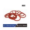 15-Piece Red Silicone O-Ring Set, 2.65 mm Cross-Section, 28.92 × 23.62 × 2.65 mm view 4