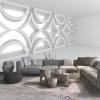 HDHGKYY Self-Adhesive PVC Wall Mural, Modern Geometric 3D Pattern Wallpaper for Living Room and Bedroom Decor view 1