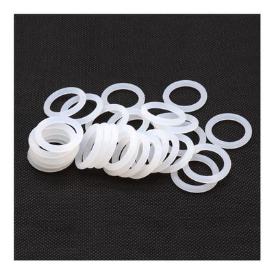 10-Piece White VMQ Silicone O-Ring Seals, 5 mm CS, 110 mm OD, 100 mm ID