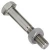 M6x150 Hex Bolts with Shaft and Hex Nuts, 20-Piece Set, DIN 931 + DIN 934 view 1