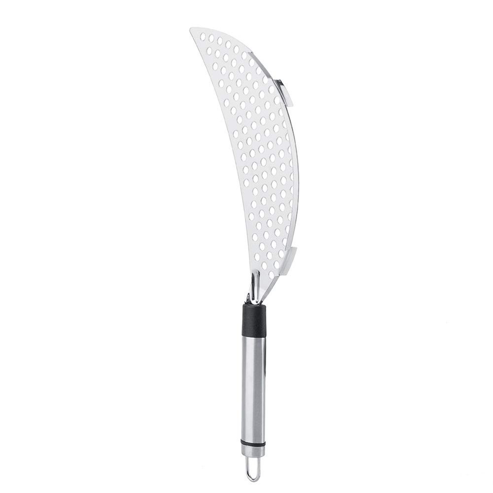 Handheld Pasta Strainer with Handle, Stainless Steel, 36.5 x 6.5 cm
