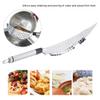 Handheld Pasta Strainer with Handle, Stainless Steel, 36.5 x 6.5 cm view 3