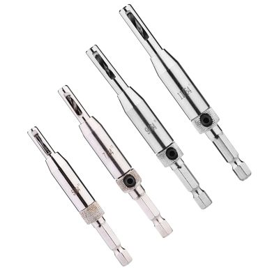Self-Centering Hinge Drill Bit Set