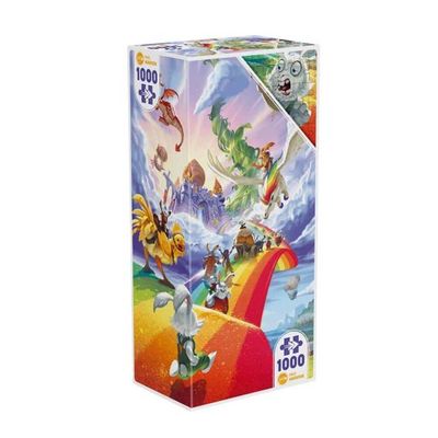 IELLO Puzzle Twist: Bunny Kingdom in the Sky (1,000 Pieces) | Ages 14+, 1 Player
